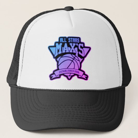 Max's All Stars Gradient Logo Trucker Hat Truckerkappe (Vorderseite)