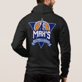 Max's All-Stars neues Logo Hoodie (Rückseite)