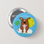 Max's Behalt Lächeln 2 1/4"-Taste Button (Vorne & Hinten)
