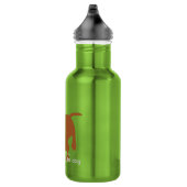 Max's Bleibe Wasserflasche aus Edelstahl (Rechts)