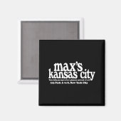 Maxs Kansas City Nyc Magnet (Vorderseite/Rückseite)