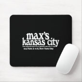 Maxs Kansas City Nyc Mousepad (Mit Mouse)