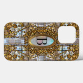 Maxter Elegant Monogram II Case-Mate iPhone Hülle (Rückseite (Horizontal))