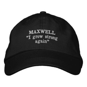 Maxwell-Clan-Motto bestickte Mütze Kappe