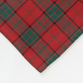 Maxwell Clan Tartan Red Kariert Fleecedecke (Ecke)