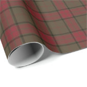 Maxwell Clan Weathered Jagd Tartan Geschenkpapier (Rolleneckpunkt)
