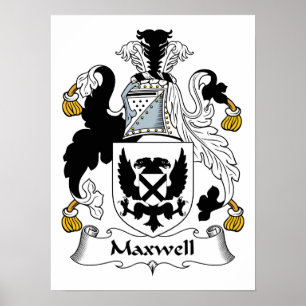 Maxwell Familienwappen Poster