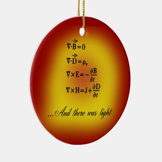 Maxwell-Gleichungen Keramik Ornament (Rechts)