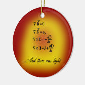 Maxwell-Gleichungen Keramik Ornament (Links)