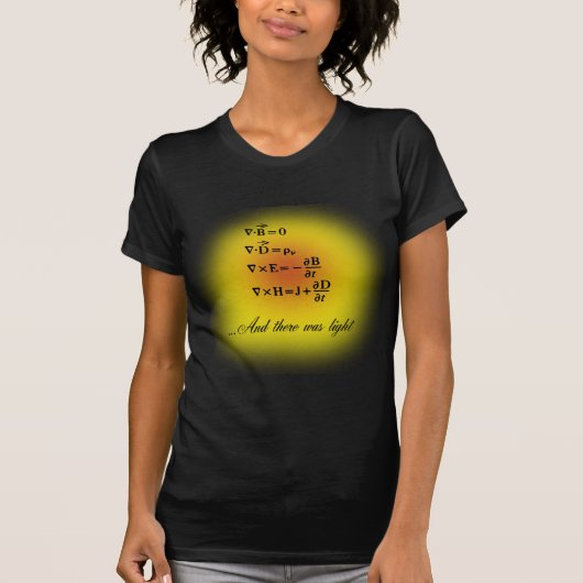Maxwell-Gleichungen T-Shirt (Vorderseite)