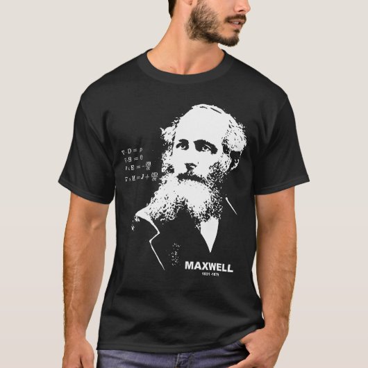 Maxwell-Gleichungs-T - Shirt (Vorderseite)