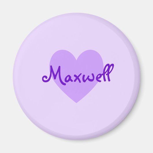 Maxwell in Lila Magnet (Vorne)