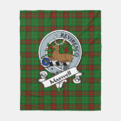 Maxwell Junting Clan Abzeichen Tartan Kariert Fleecedecke (Vorderseite)