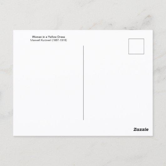 Maxwell Kurzweil Postkarte (Rückseite)