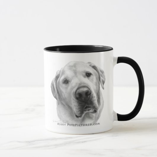 Maxwell, Labrador-Pitbull Mischung Tasse (Rechts)