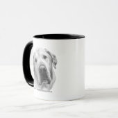 Maxwell, Labrador-Pitbull Mischung Tasse (Vorderseite Links)