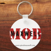 Maxwell MOB White Key Chain Schlüsselanhänger (Vorderseite)