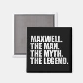 Maxwell Name, Maxwell Der Mann Der Mythos Die Lege Magnet (Vorderseite/Rückseite)