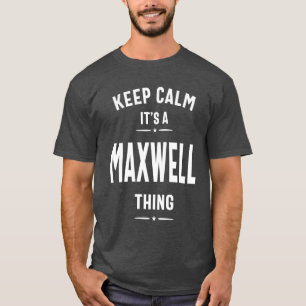 Maxwell Personalisiert Name Geburtstagsgeschenk T-Shirt