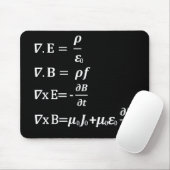 Maxwell-Physikgleichung Mousepad (Mit Mouse)