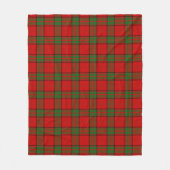 Maxwell Red Kariert Fleecedecke (Vorderseite)