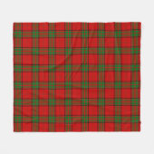 Maxwell Red Kariert Fleecedecke (Vorderseite (Horizontal))