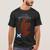Maxwell Scottish Clan Tartan Scotland T-Shirt (Vorderseite)