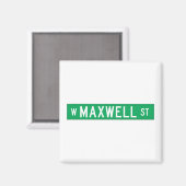 Maxwell Street, Chicago, IL Street Sign Magnet (Vorderseite/Rückseite)