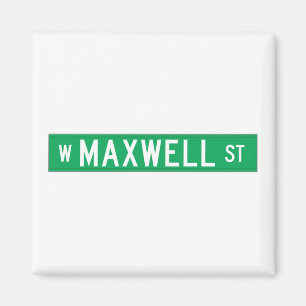 Maxwell Street, Chicago, IL Street Sign Magnet