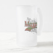 Maxwell Tartan Grunge Mattglas Bierglas (VorderseiteRechts)