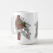 Maxwell-Tartan-Kreuz Kaffeetasse (Vorderseite Links)