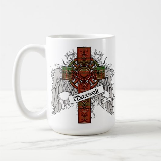 Maxwell-Tartan-Kreuz Kaffeetasse (Links)