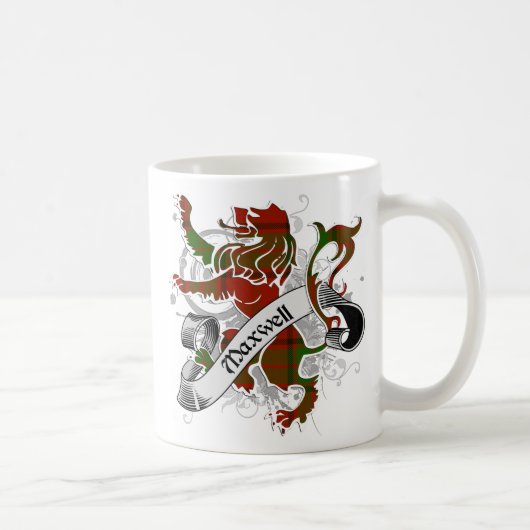 Maxwell Tartan Lion Kaffeetasse (Rechts)