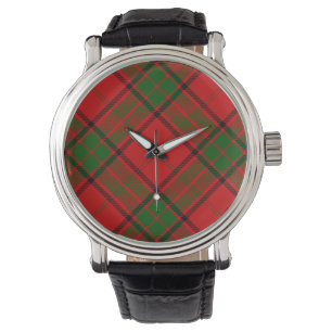 Maxwell Tartan Rot kariert Armbanduhr