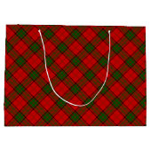 Maxwell Tartan Rot kariert Große Geschenktüte (Rückseite)
