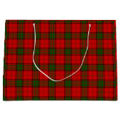 Maxwell Tartan Rot kariert Große Geschenktüte (Vorderseite)