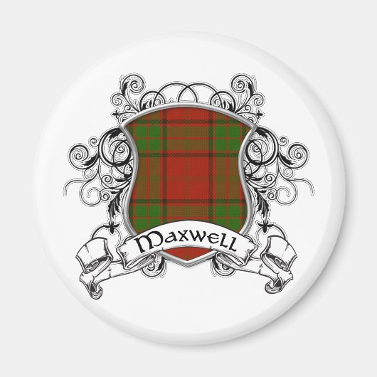 Maxwell Tartan Shield Magnet (Vorne)