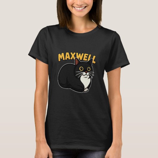 Maxwell The Spinning Cat Meme T-Shirt (Vorderseite)
