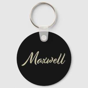 Maxwell-Whitegold Button-Schlüsselger Schlüsselanhänger