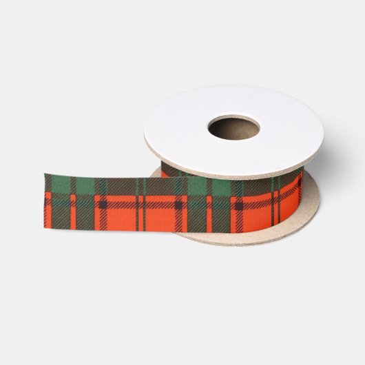 Maxwellclan karierter schottischer Tartan Satinband (Spule)