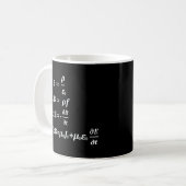 Maxwellphysikgleichung Kaffeetasse (Vorderseite Links)