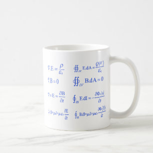 Maxwellphysikgleichung Kaffeetasse