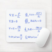 Maxwellphysikgleichung Mousepad (Mit Mouse)