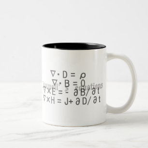 Maxwell's_Equations Zweifarbige Tasse