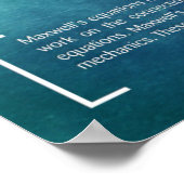 Maxwells Gleichungen - Math Poster (Ecke)