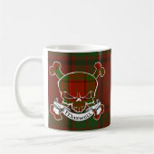 Maxwelltartan-Schädel Kaffeetasse (Links)