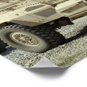 MaxxPro Mine Resistentes Ambusschutzfahrzeug Poster (Ecke)