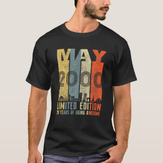 MAY 2000 Vintag Funny 20. Geburtstagsgeschenk T-Shirt