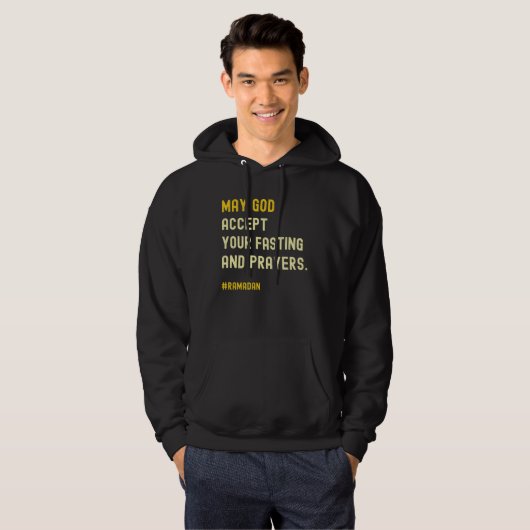 May Allah Accept Your Fasting And Prayers Ramadan  Hoodie (Vorne ganz)