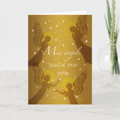 May Angels überwachen Sie zu Weihnachten Karte (Vorderseite)